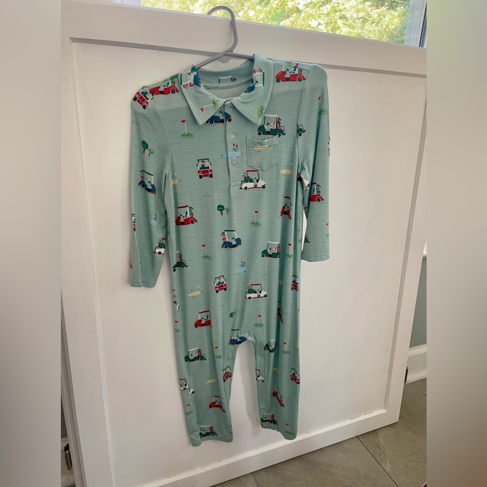 Angel Dear collared romper